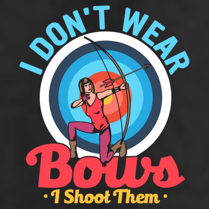 I Dont Wear Bows I Shoot Them Archery Target Archer Gift Adult Drive Performance Visor