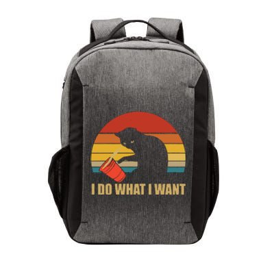 I Do What I Want Black Cat Animals Cute Cat Vector Backpack