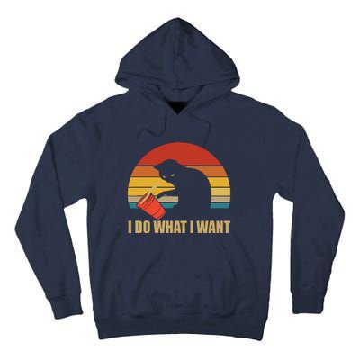 I Do What I Want Black Cat Animals Cute Cat Tall Hoodie