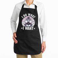 I Do What I Want Funny Monkey Apron