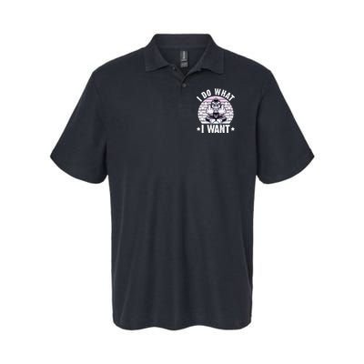 I Do What I Want Funny Monkey Polo