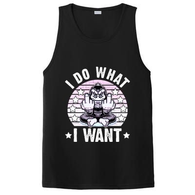 I Do What I Want Funny Monkey PosiCharge Competitor Tank