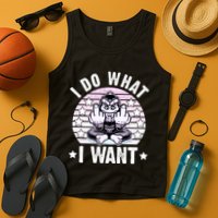 I Do What I Want Funny Monkey Tank Top