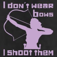 I Dont Wear Bows I Shoot Them Funny Archery Bow Lover Gift 7 Panel Mesh Trucker Snapback Hat