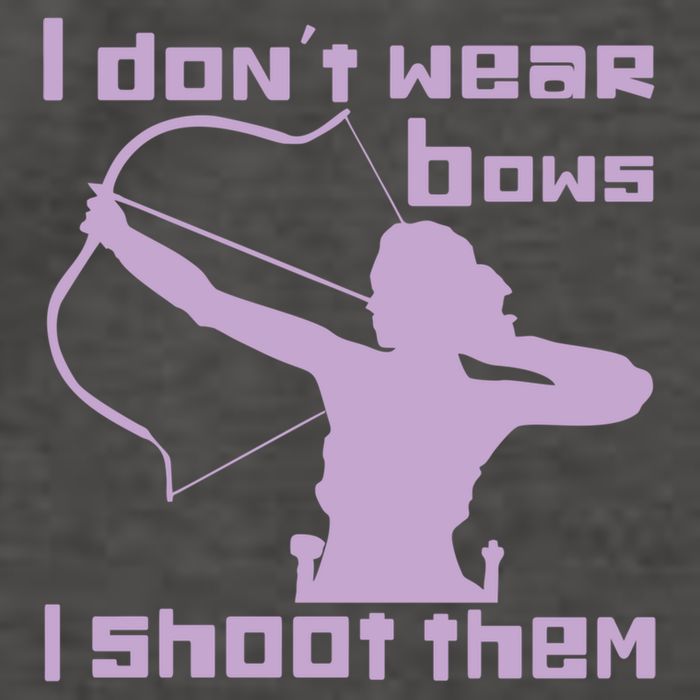 I Dont Wear Bows I Shoot Them Funny Archery Bow Lover Gift Vector Backpack