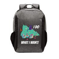I Do What I Want Cat Destroys Christmas Tree Meme Funny Gift Vector Backpack