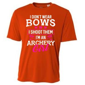 I Dont Wear Bows I Shoot Them Im An Archery Funny Great Gift Cooling Performance Crew T-Shirt