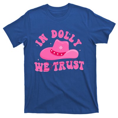 In D.O.L.L.Y We Trust Pink Hat T-Shirt