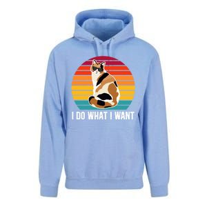 I Do What I Want Calico Cat Owner Calico Cat Lover Gift Unisex Surf Hoodie