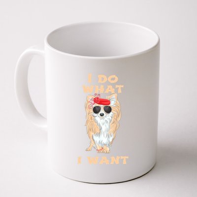 I Do What I Want Chihuahua Gift Coffee Mug