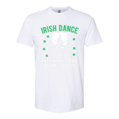 Irish Dance Wo Girl Dancing St Patricks Day Gift Softstyle® CVC T-Shirt