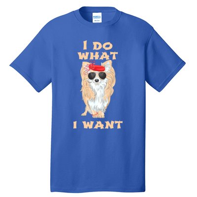 I Do What I Want Chihuahua Gift Tall T-Shirt