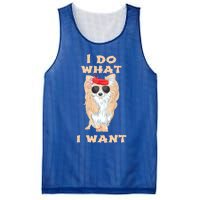 I Do What I Want Chihuahua Gift Mesh Reversible Basketball Jersey Tank