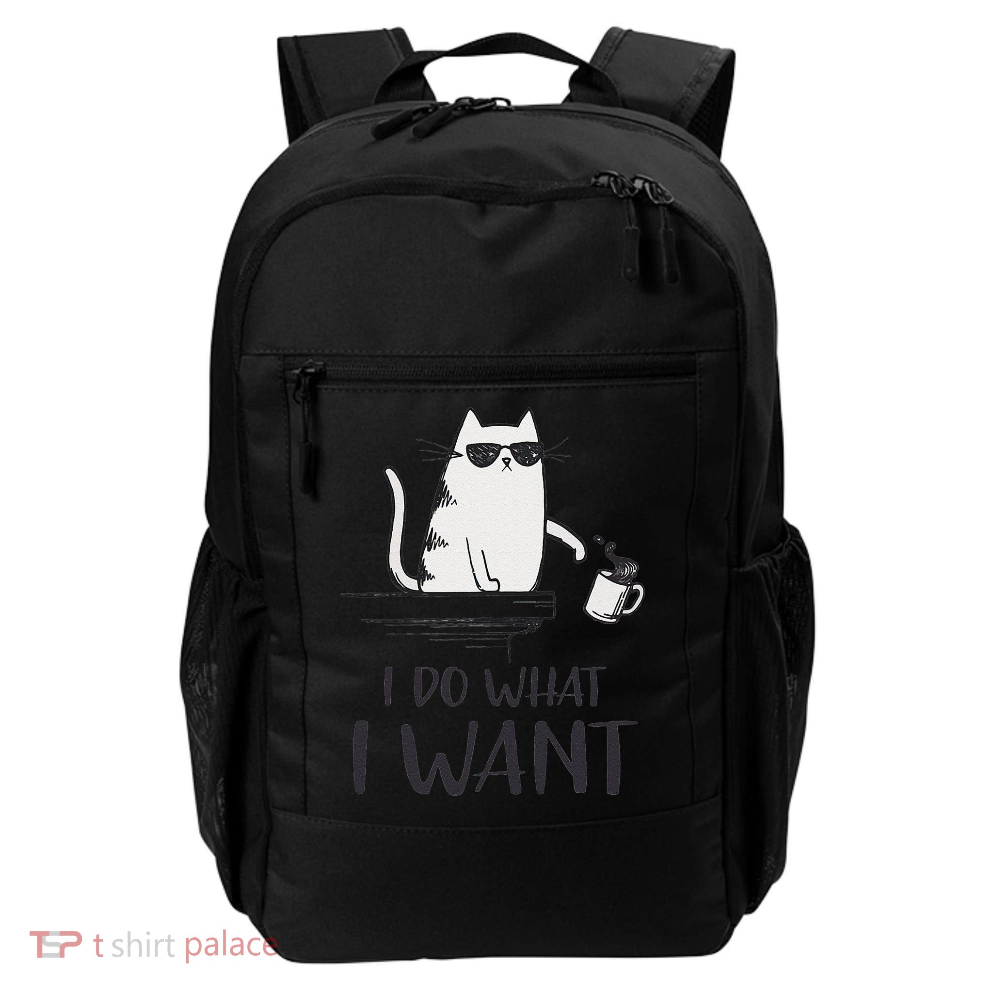 I Do What I Want Funny Cat Lovers Backpack