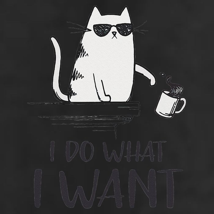 I Do What I Want Funny Cat Lovers 15oz Campfire Ceramic Mug