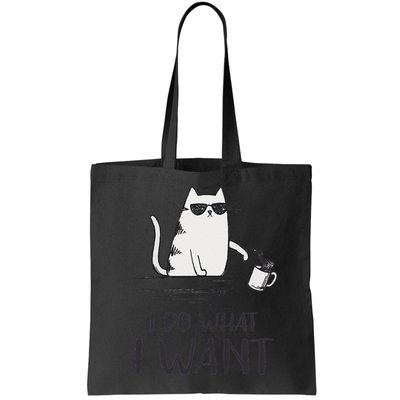 I Do What I Want Funny Cat Lovers Bag