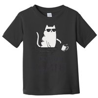 I Do What I Want Funny Cat Lovers Toddler T-Shirt