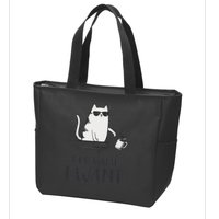 I Do What I Want Funny Cat Lovers Zip Tote Bag