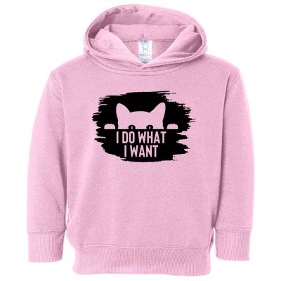 I Do What I Want Toddler Hoodie