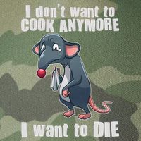 I Don't Want To Cook Anymore I Want To Die Legacy Tie Dye Trucker Hat