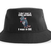I Don't Want To Cook Anymore I Want To Die Sustainable Bucket Hat
