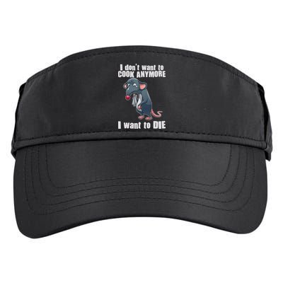 I Don't Want To Cook Anymore I Want To Die Adult Drive Performance Visor