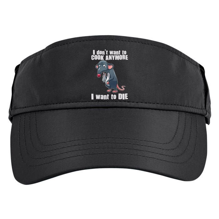 I Don't Want To Cook Anymore I Want To Die Adult Drive Performance Visor