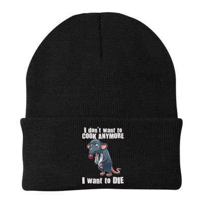I Don't Want To Cook Anymore I Want To Die Beanie