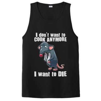 I Don't Want To Cook Anymore I Want To Die PosiCharge Competitor Tank