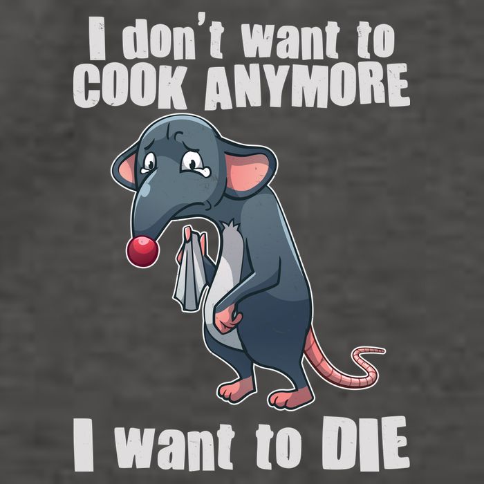 I Don't Want To Cook Anymore I Want To Die Vector Backpack