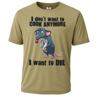 I Don't Want To Cook Anymore I Want To Die Performance Shirt