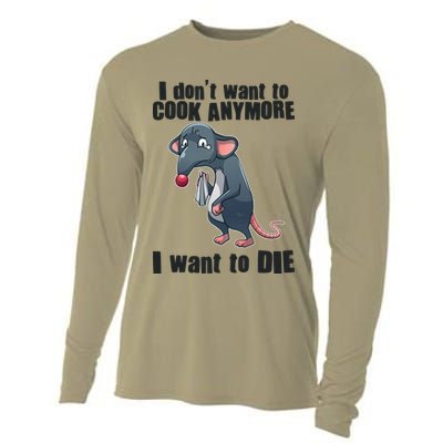 I Don't Want To Cook Anymore I Want To Die Cooling Performance Long Sleeve Crew