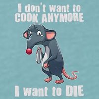 I Don't Want To Cook Anymore I Want To Die Sueded Cloud Jersey T-Shirt