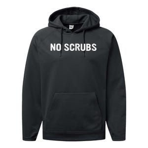 I Dont Want No Scrub Printed Performance Fleece Hoodie