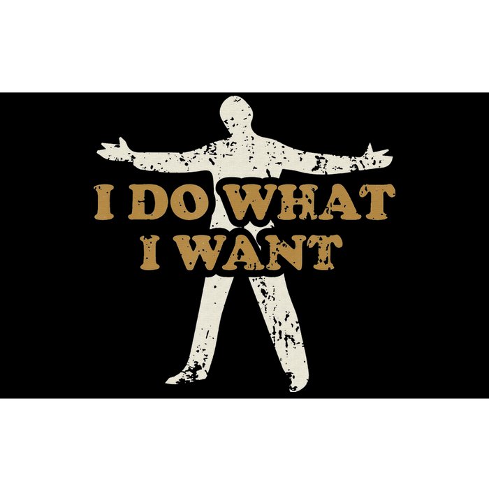 I do what I want funny quote vintage Bumper Sticker