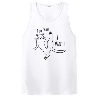 I Do What I Want Cat PosiCharge Competitor Tank