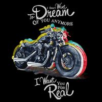 I Don't Want To Dream Of Your Anymore Funny Biker Motorcycle Performance Shirt