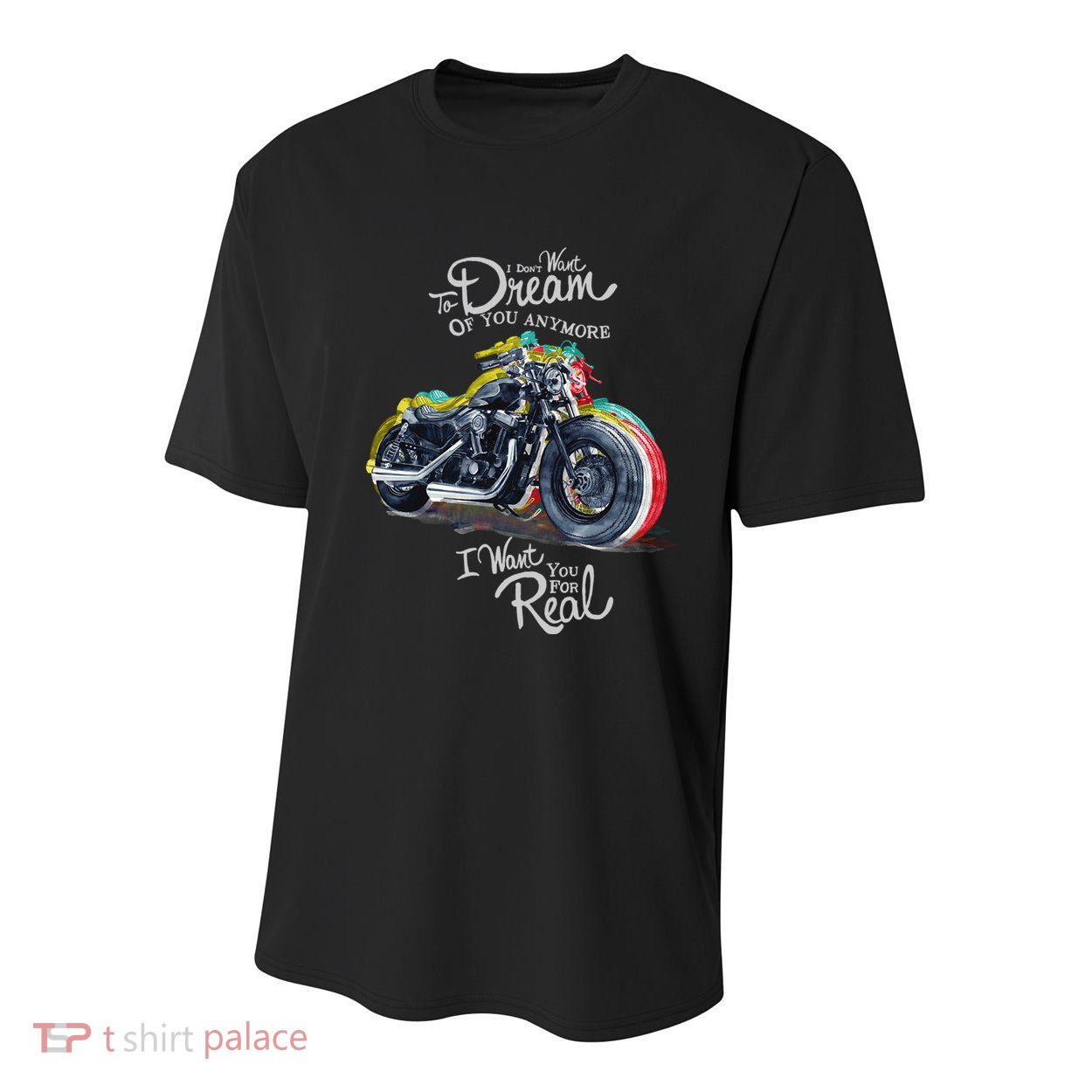 I Don't Want To Dream Of Your Anymore Funny Biker Motorcycle Youth Performance Sprint T-Shirt