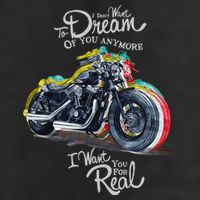 I Don't Want To Dream Of Your Anymore Funny Biker Motorcycle Trucker Hat