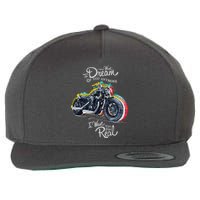 I Don't Want To Dream Of Your Anymore Funny Biker Motorcycle Wool Snapback Cap