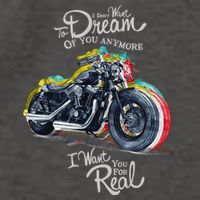 I Don't Want To Dream Of Your Anymore Funny Biker Motorcycle Vector Backpack