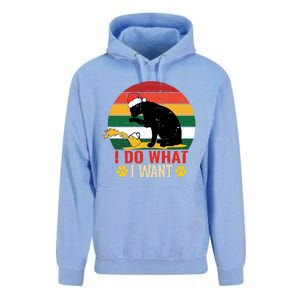 I Do What I Want Cat Christmas Pajama Funny Kitten Xmas Gift Unisex Surf Hoodie