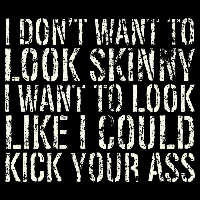 I Dont Want To Look Skinny I Want To Look Like Youth Performance Sprint T-Shirt