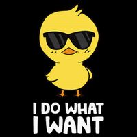 I Do What I Want Drawstring Bag