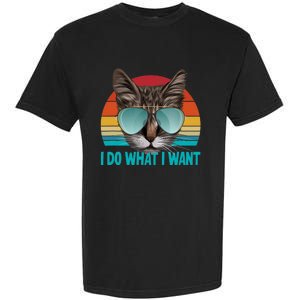 I Do What I Want Cat Garment-Dyed Heavyweight T-Shirt