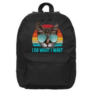 I Do What I Want Cat 16 in Basic Backpack