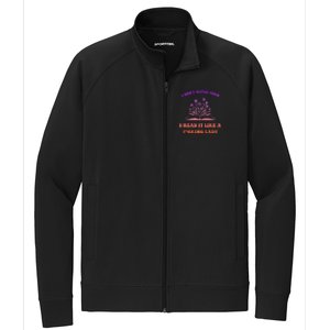 I Don't Watch Porn I Reat It Like A Fucking Lady Funny Adult Joke Stretch Full-Zip Cadet Jacket