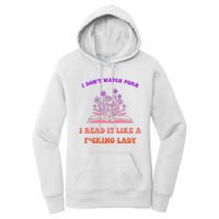 I Don't Watch Porn I Reat It Like A Fucking Lady Funny Adult Joke Women's Pullover Hoodie