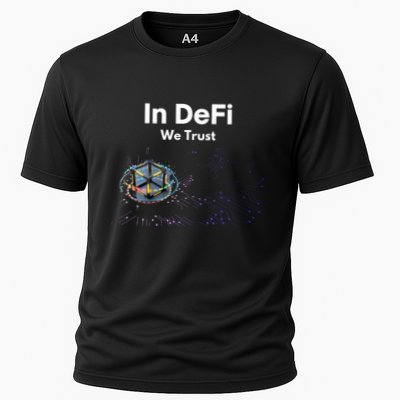 In DeFi We Trust Cryptocurrency Bitcoin Ethereum Blockchain Performance Shirt
