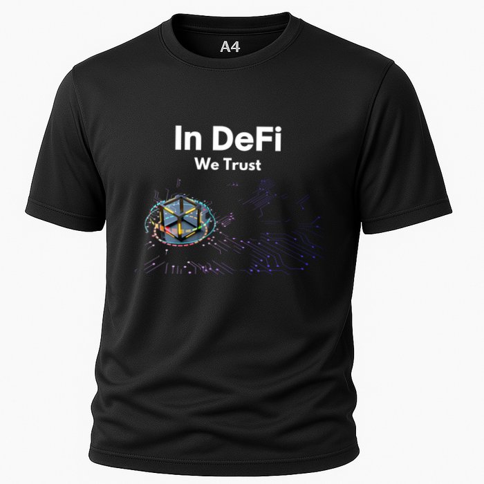 In DeFi We Trust Cryptocurrency Bitcoin Ethereum Blockchain Performance Shirt